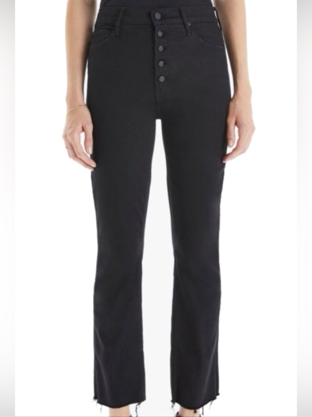 Mother pixie dazzler straight jeans